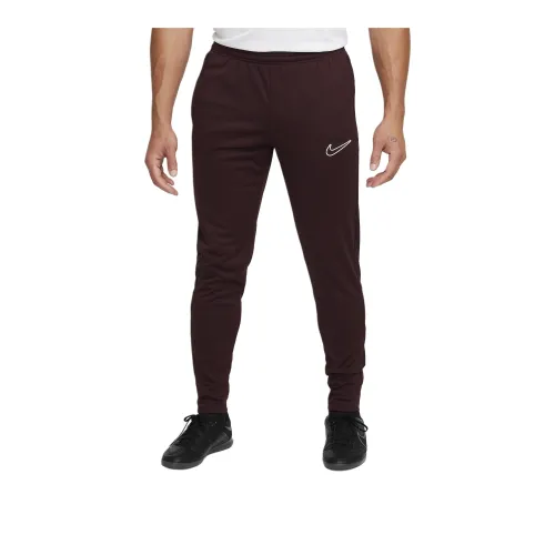 Nike Dri-Fit AcademySwoosh FW24 Soccer Bottoms Men's Burgundy Red/White