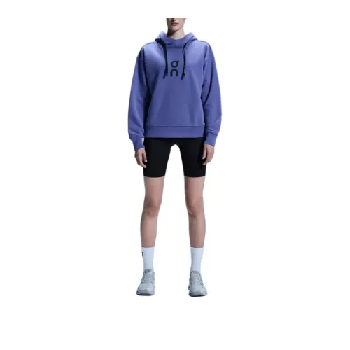 On Club Hoodie Sweatshirt Women's Iris Purple