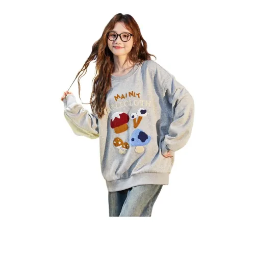 Tonlion Sweatshirt Women's Light Heather Gray