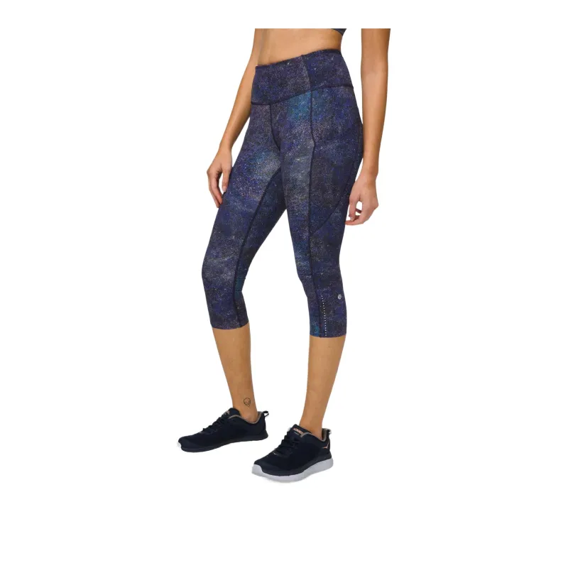 Lululemon Nulux™Fast And Free Athletic Trousers Women's Aurora Blue Mixed Color-0