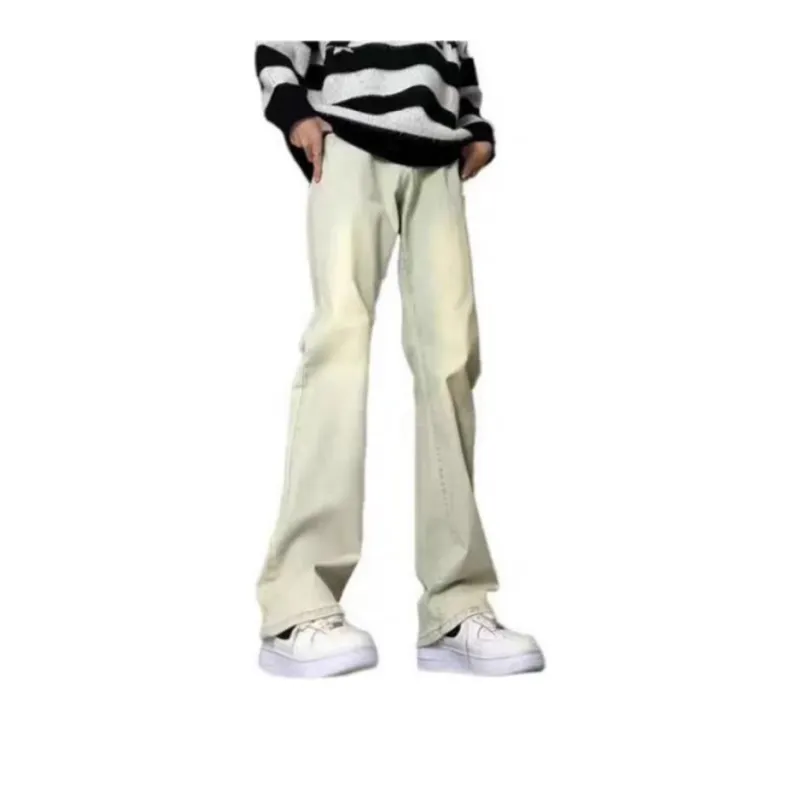 WELTER EXPERIMENT Fashion Trend Jeans Unisex Classic Black-83