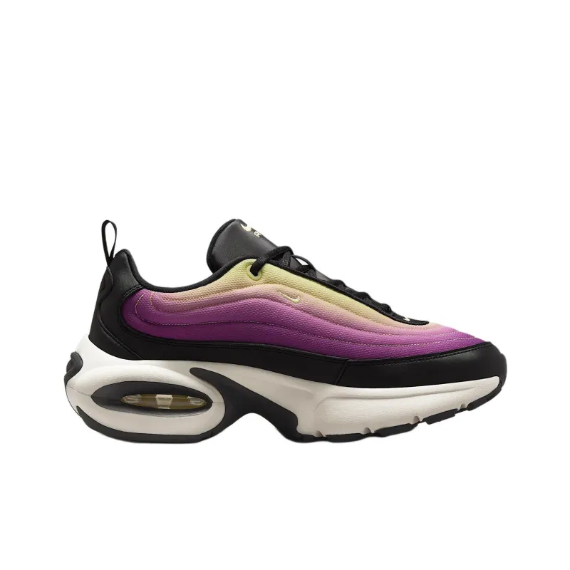 Nike Air Max Portal Anti Slip Wear Resistant Low Top Running Shoes Women's Black Purple-1