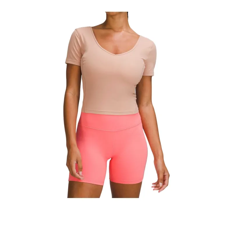 Lululemon Align™ T Shirt Women's Pink Clay-0