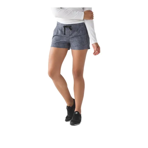 Lululemon Spring Break Away Sports Shorts 3' Women's Black White