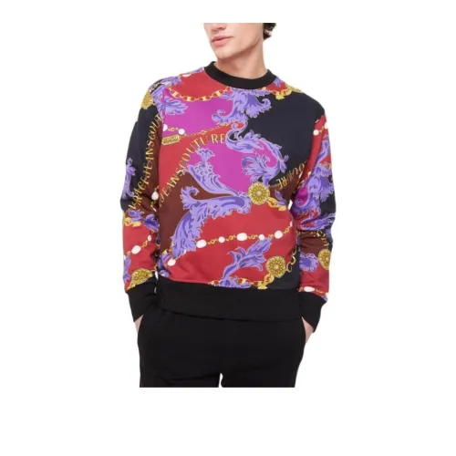 VERSACE JEANS Sweatshirt Men's Purple