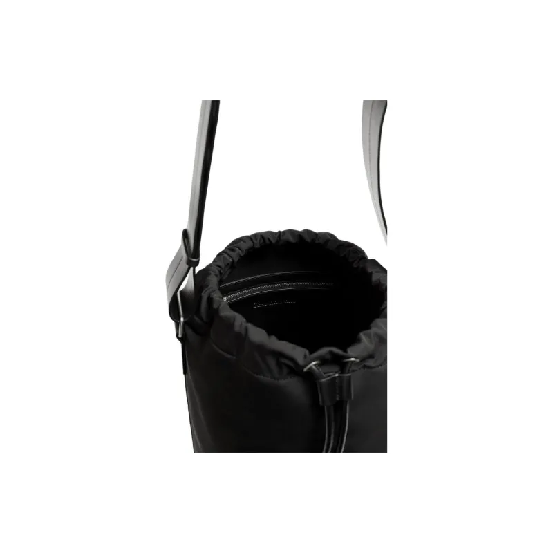ZARA NANUSHKA Collaboration Polyester Bucket Bag, Portable Crossbody Bag, Shoulder Bag Regular Men's Black-3