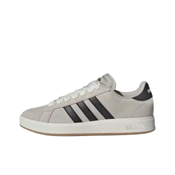 Adidas Grand Court Base 00s Anti Slip Wear Resistant Low Top Skateboard Shoes Men's Gray Zongzi