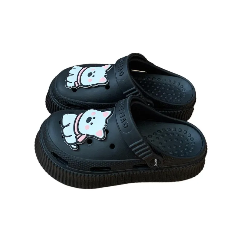 SHIGUDE Slippers Women's, White Rose Red-24