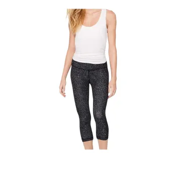 Lululemon Align™ Athletic Trousers Women's Black/White Snowflake