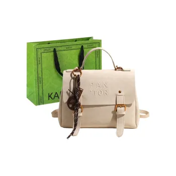 KARUISHA PU Double Shoulder Handbag Regular Women's White/Brown/Coffee/Black