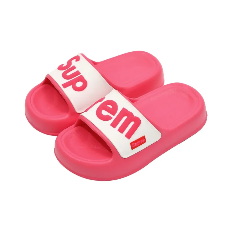 Foot Recreation Slippers Summer Indoor Home Slippers Slip Resistant Bathroom Couple Eva Home Slippers-0