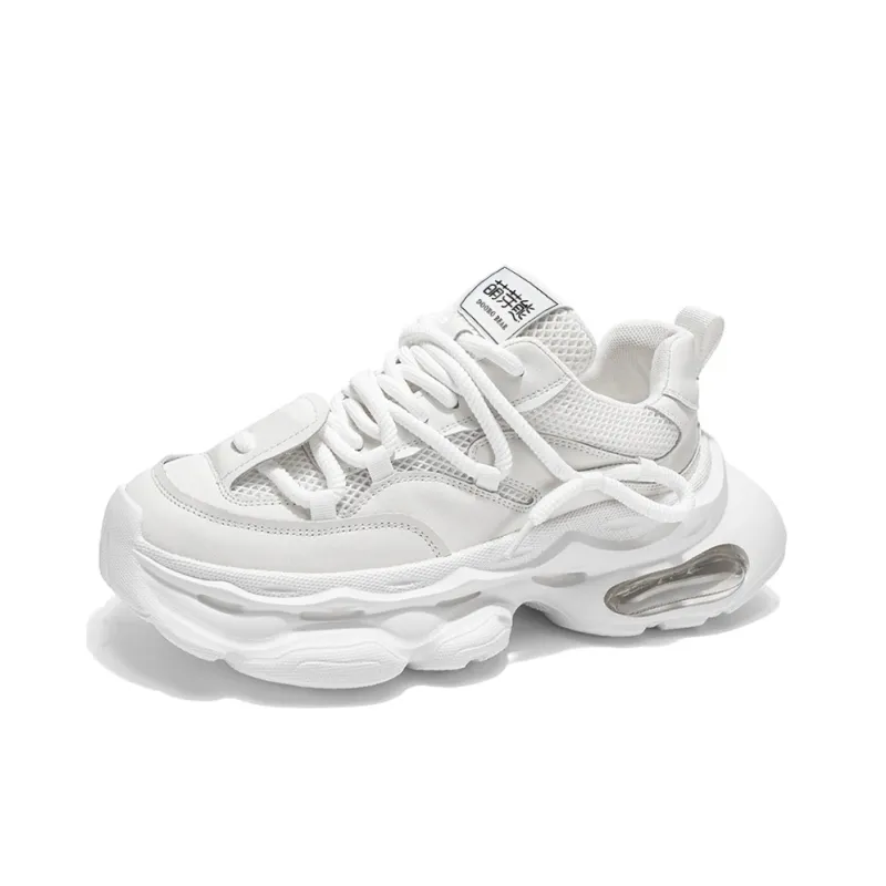 Budding Bear Anti-Slip And Wear-Resistant Lightweight Height Increasing Low-Top Chunky Sneakers Men's-4
