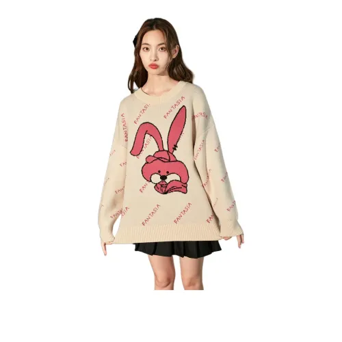 Tonlion Sweatshirt Women's Light Pink