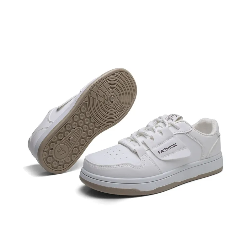 Strongman Women's Casual Shoes White Pink Black White-3