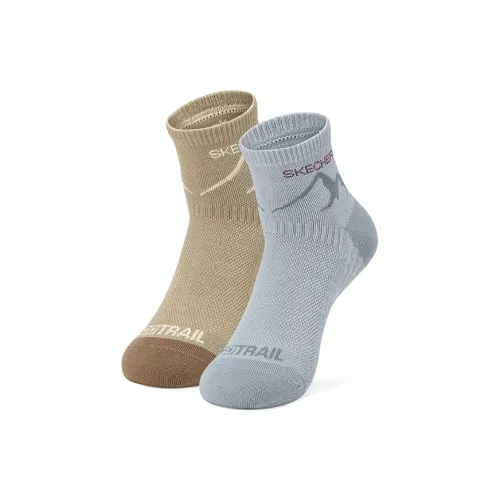Skechers Mountain And Wild Outdoor Series Ankle Socks Unisex 2 Pack