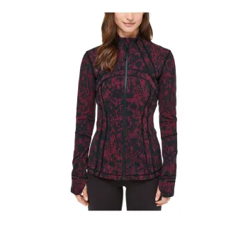 Lululemon Define Jackets & Coats Women's Red And Black Jacquard