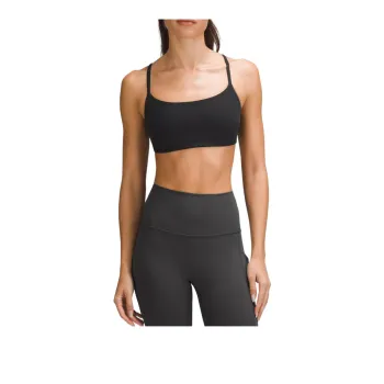 Lululemon Wunder Train Strappy Racer Sports Underwear Women's Black