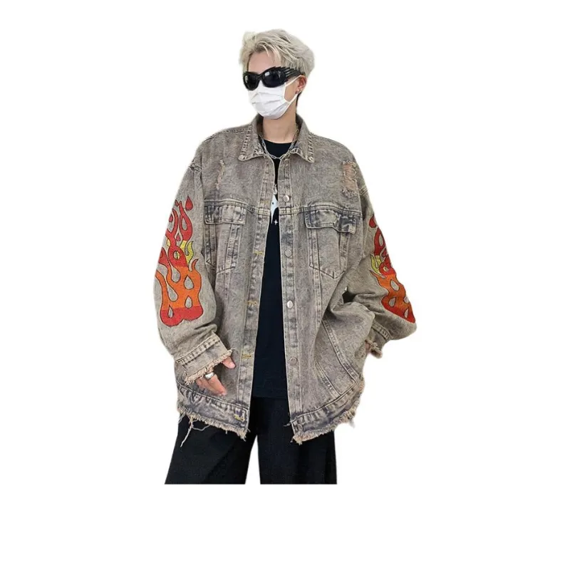 TESTUNG Denim Jackets Unisex Blue-1