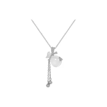 Golden Bliss Chalcedony Necklaces Women's