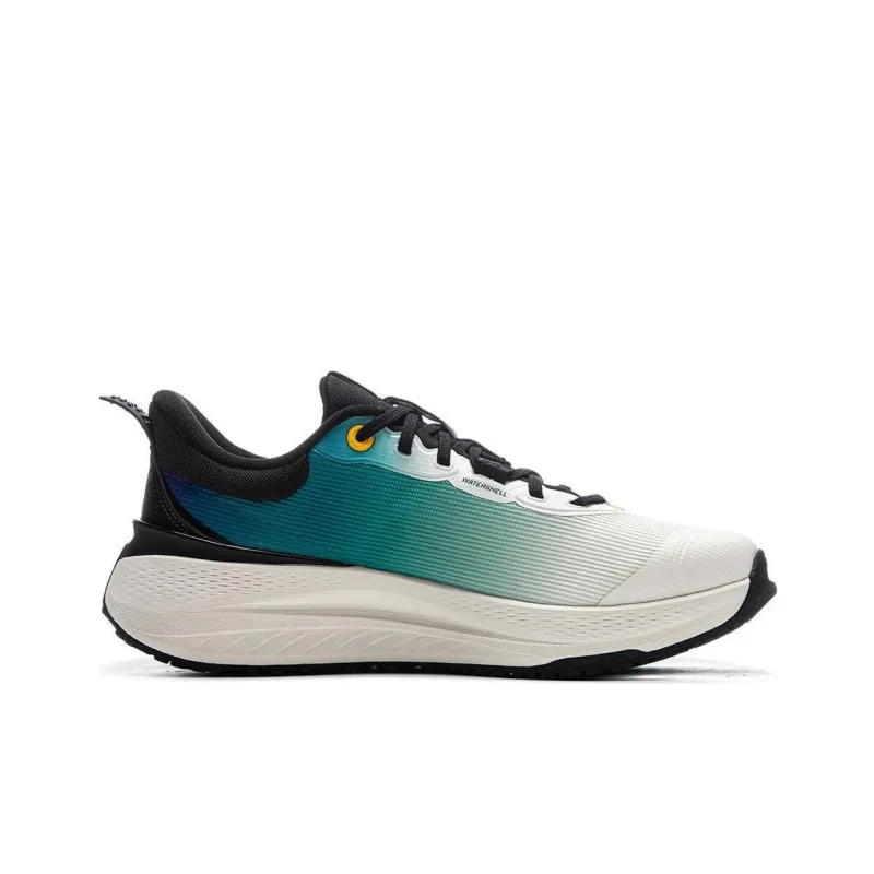 LiNing SOFT PLUS Cushioned Anti Slip And Wear Resistant Lightweight Low Top Casual Shoes Men's Black White Green-1