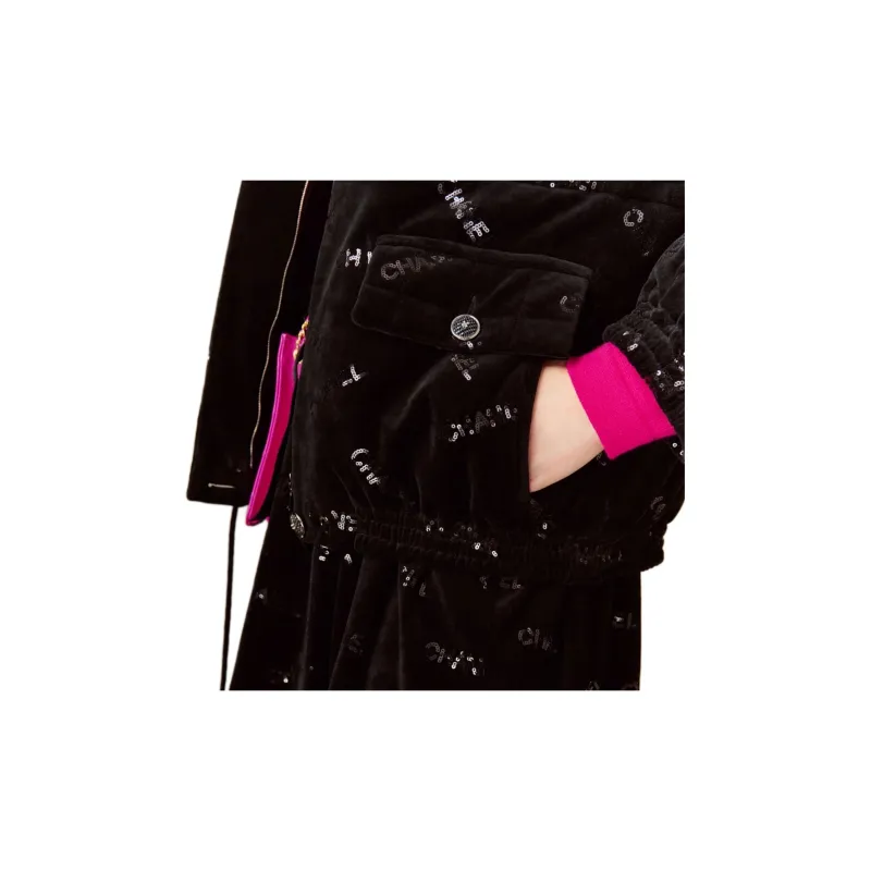 CHANEL Jackets Women's Black-4