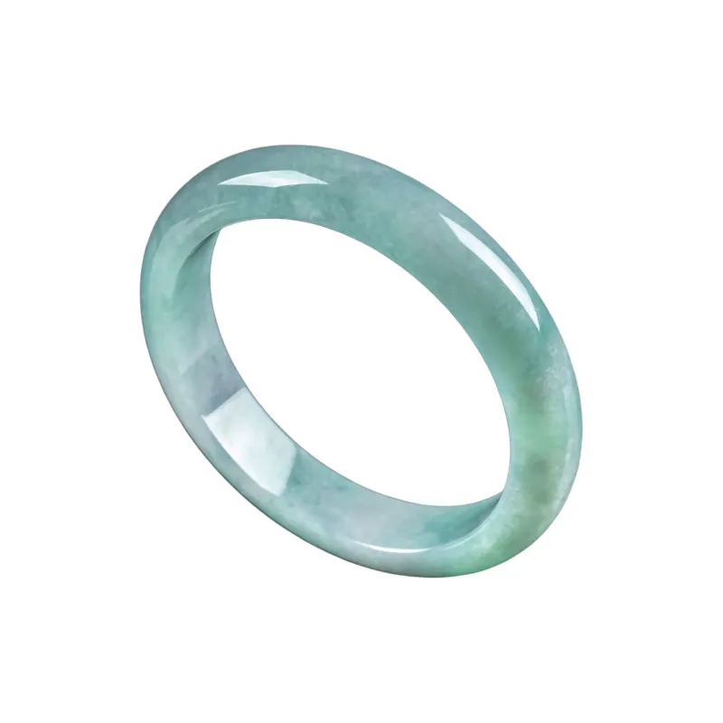 PUPAN Ice Glutinous Jadeite Bangles Women's-0