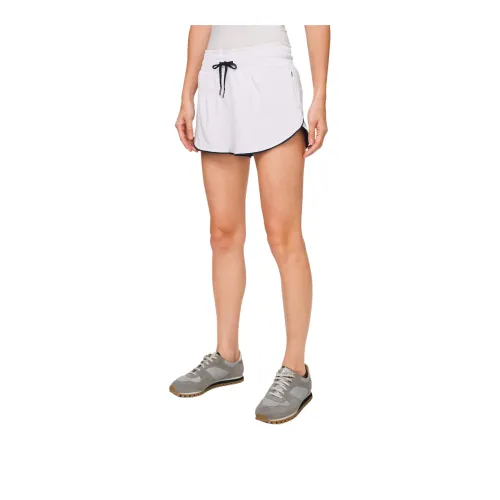Lululemon Choose A Side Sports Shorts 3' Women's Starlight White/Marine Blue