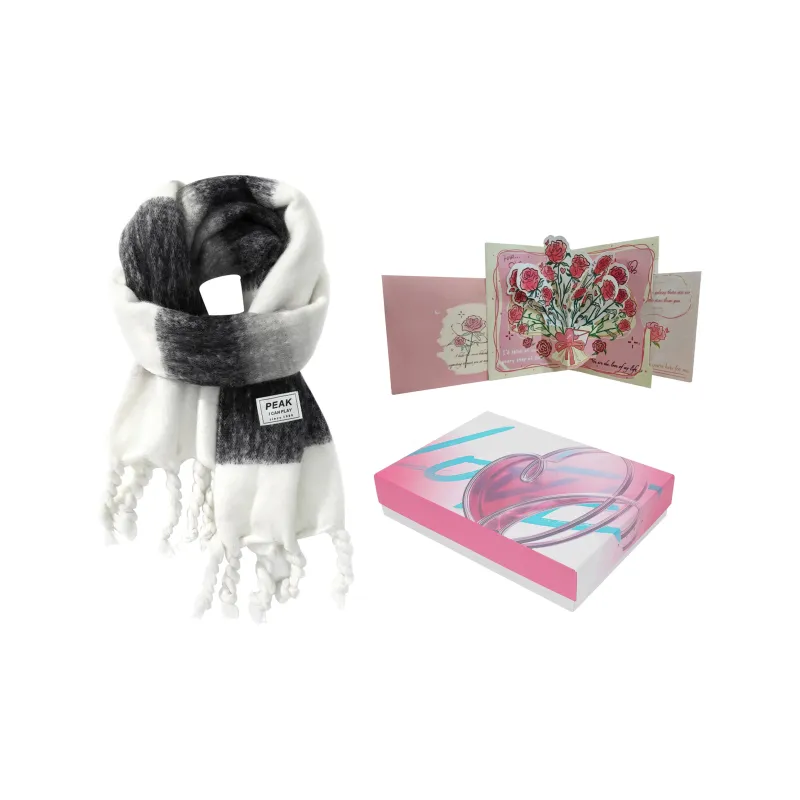 PEAK RIGHT Series Polyester Knit Scarves Unisex-9