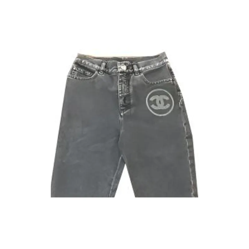 CHANEL Jeans Women's Gray-4