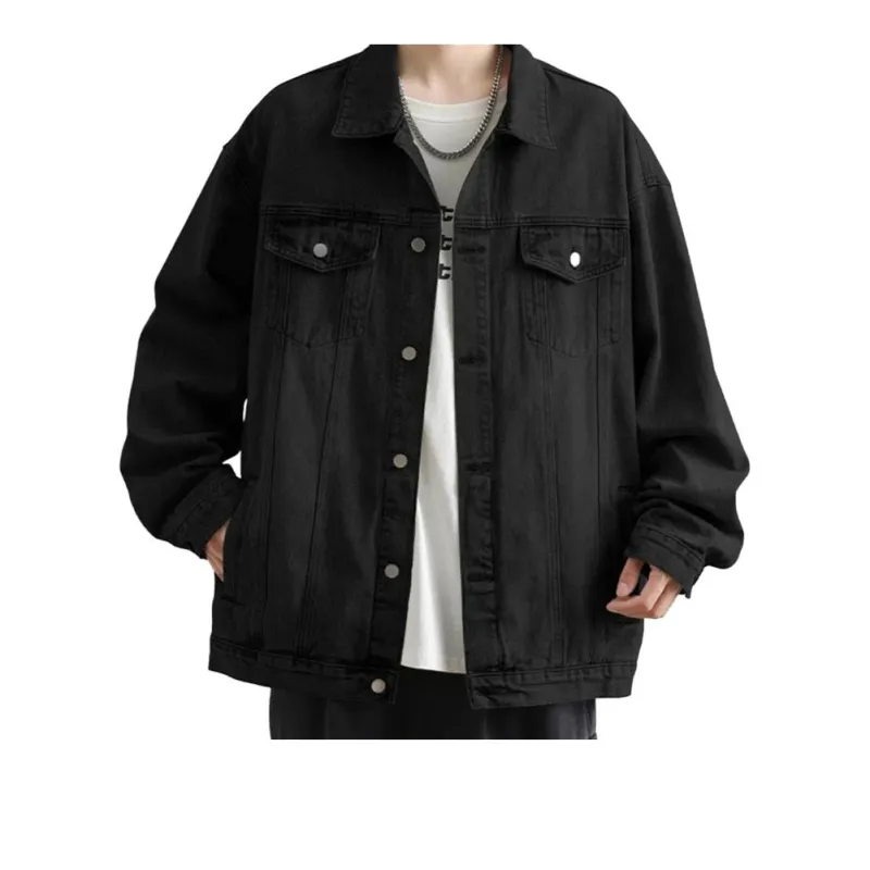 PAINT STAIN Denim Jacket Unisex-14