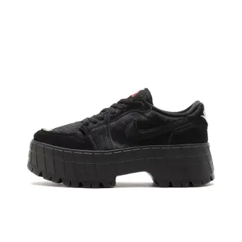 JORDAN 1 Low Brooklyn Black Gym Red Women's