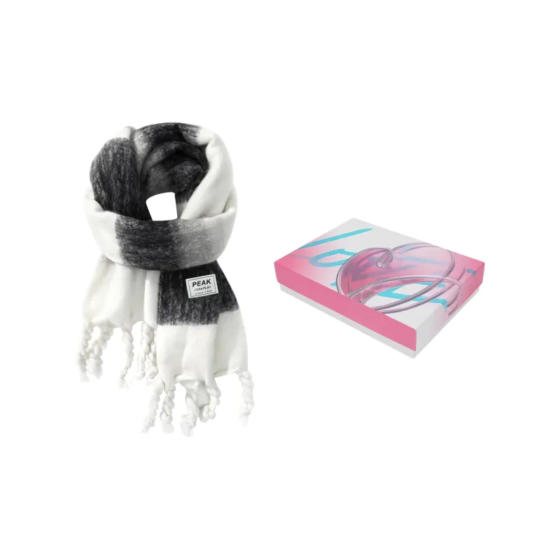PEAK RIGHT Series Polyester Knit Scarves Unisex-5
