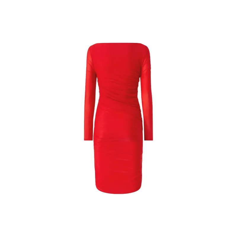 PINKO Beggin Slim Fit Calf Length Jersey Dress-1