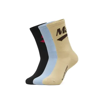 Skechers Hilarious Creatures Collection LAUGHING ANIMAL Collection Mid-Calf Socks Unisex 3 Pack