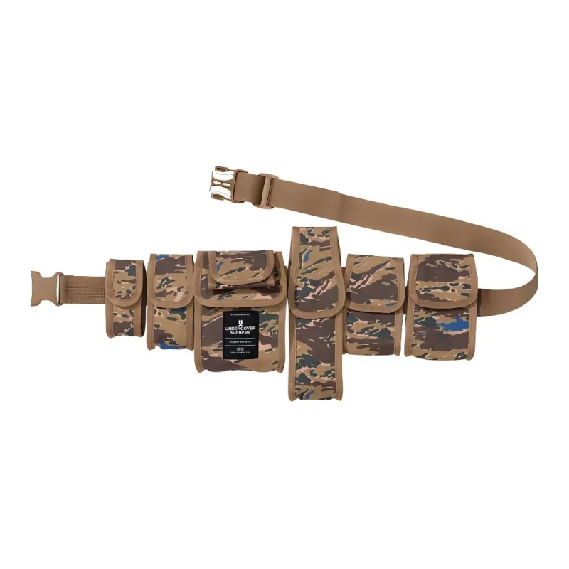 Supreme Co branded Collection Fabric Fanny Pack Unisex Brown-3