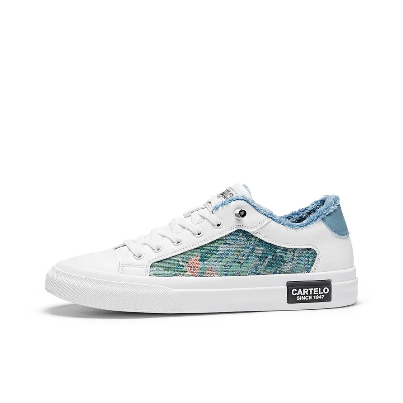 CARTELO Fleece-Lined Warm Slip-Resistant Low-Top Skateboard Shoes Men's-0