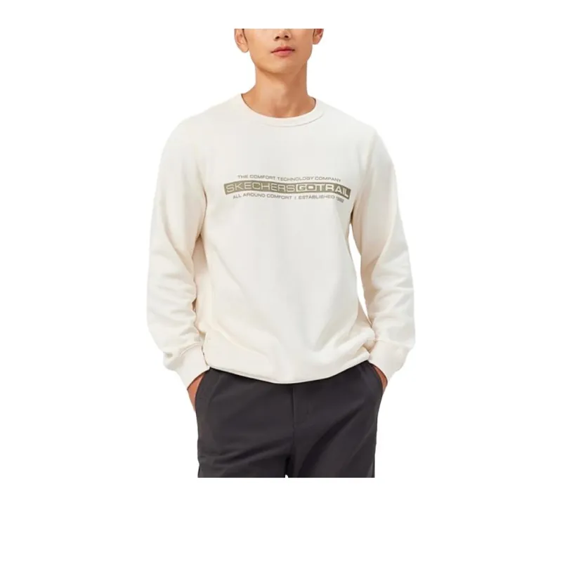 Skechers Sportlife Sweatshirt Men's Egg White-2