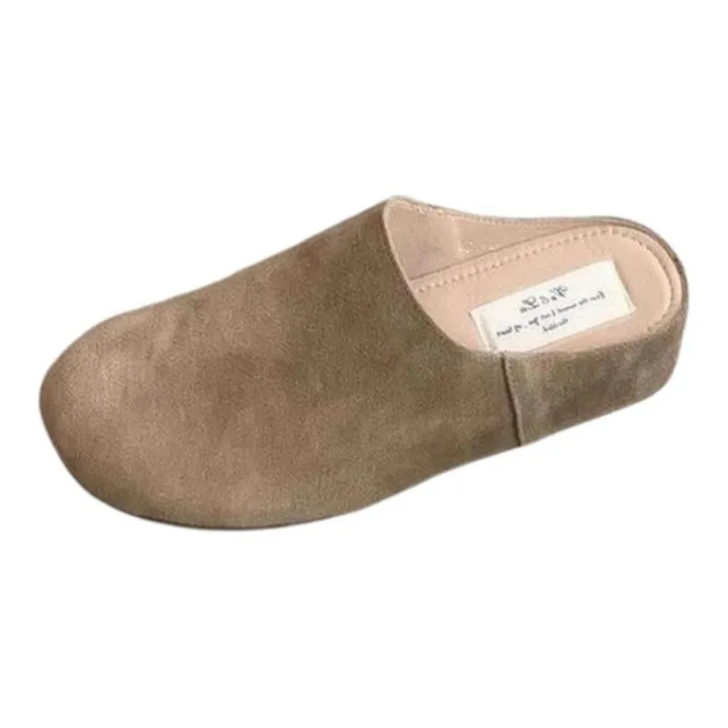 ALPLUME Home Slippers Dark Brown Khaki-5