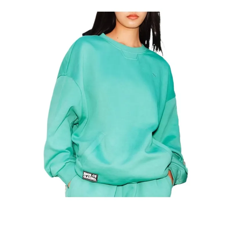 PUMA SelectCLASSICS Sweatshirt Unisex Emerald Green-2