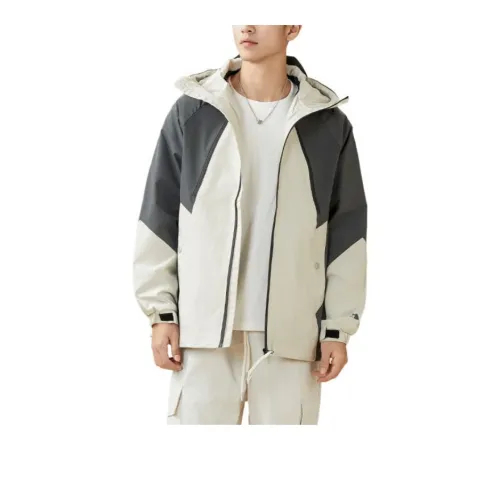 361° Life Collection Jackets Coats Men's Gravel Gray/Frost White