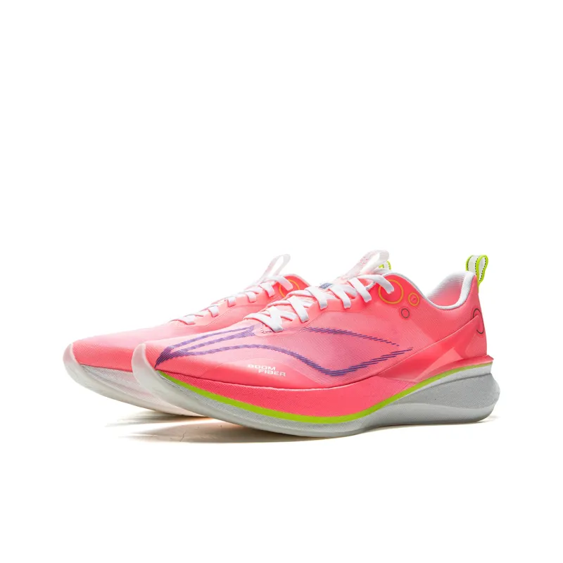 LINING Red Hare 8PRO Running Shoes Men Low Top Fluorescent Rose Pink-2