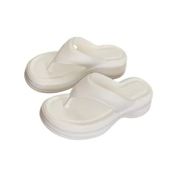 SHIGUDE Slippers Women's, Cream White