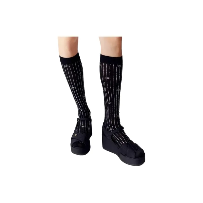 CHANEL Women's Knee high Socks-3