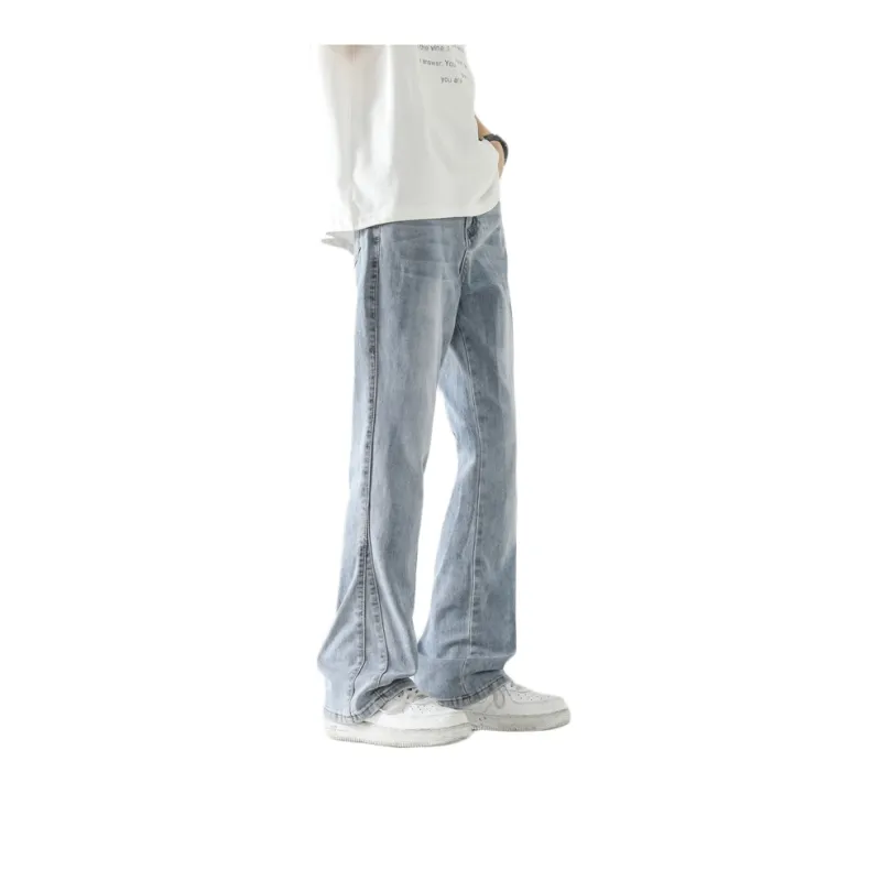 WELTER EXPERIMENT Classic Jeans Style Unisex Vintage Blue Tone-87
