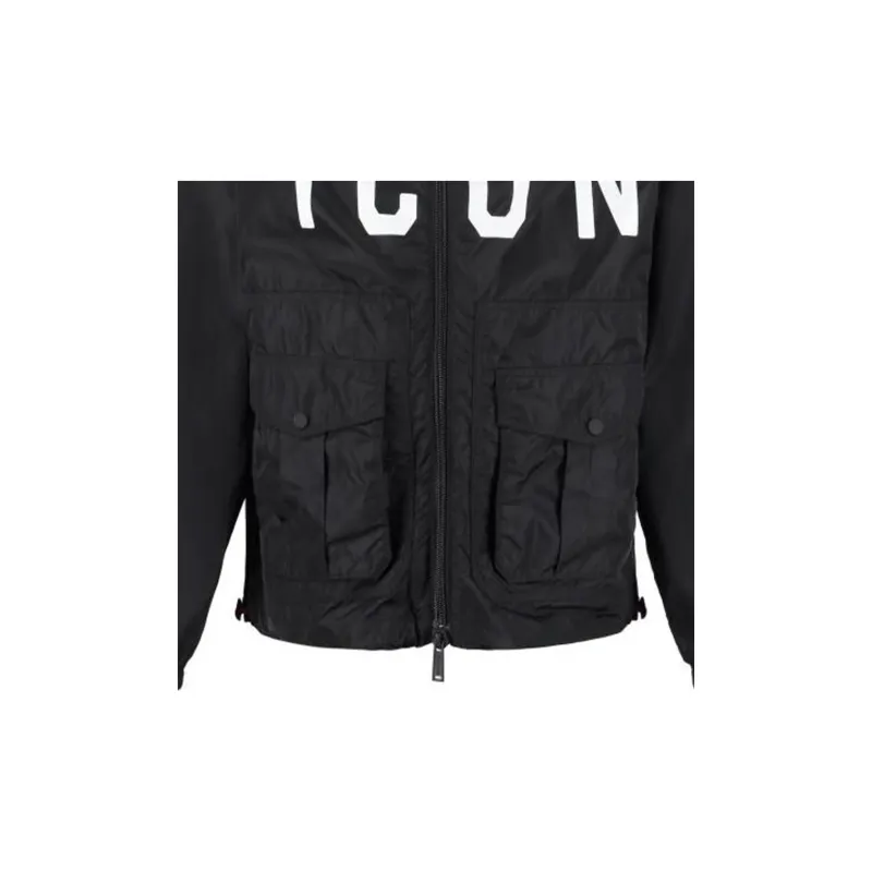 DSQUARED 2 Icon Colour block Logo print Jacket-4
