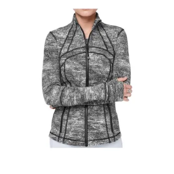 Lululemon Define Jacket Tight Fit Trimmable Women's Black/White Jacquard