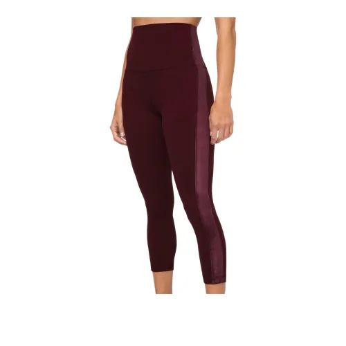 Lululemon Align™ Series Velvet Sports Pants 23' Women's Garnet Red