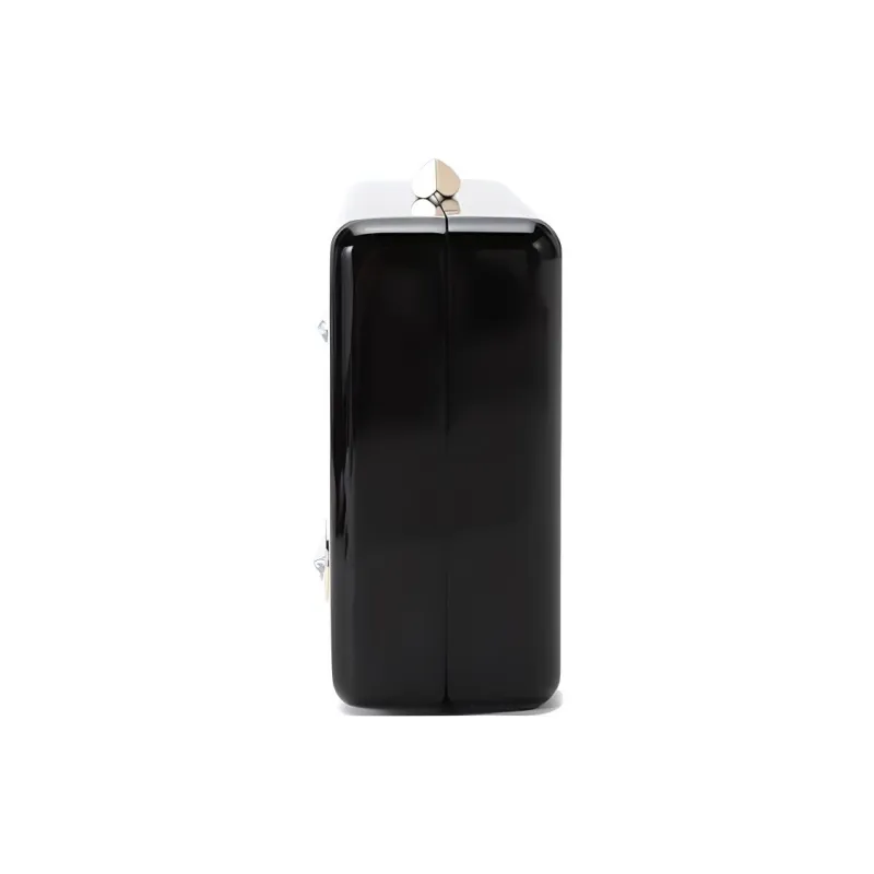 Kate Spade Acrylic Plastic Chain Bag Crossbody One Shoulder Clutch Women's Black-4