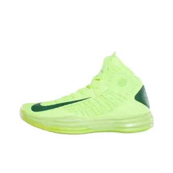 Nike Anti Slip Wear Resistant Mid Top Basketball Shoes Unisex Green