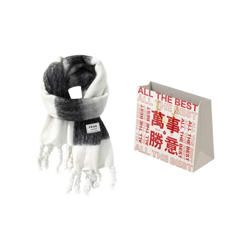 PEAK RIGHT Series Polyester Knit Scarves Unisex-11